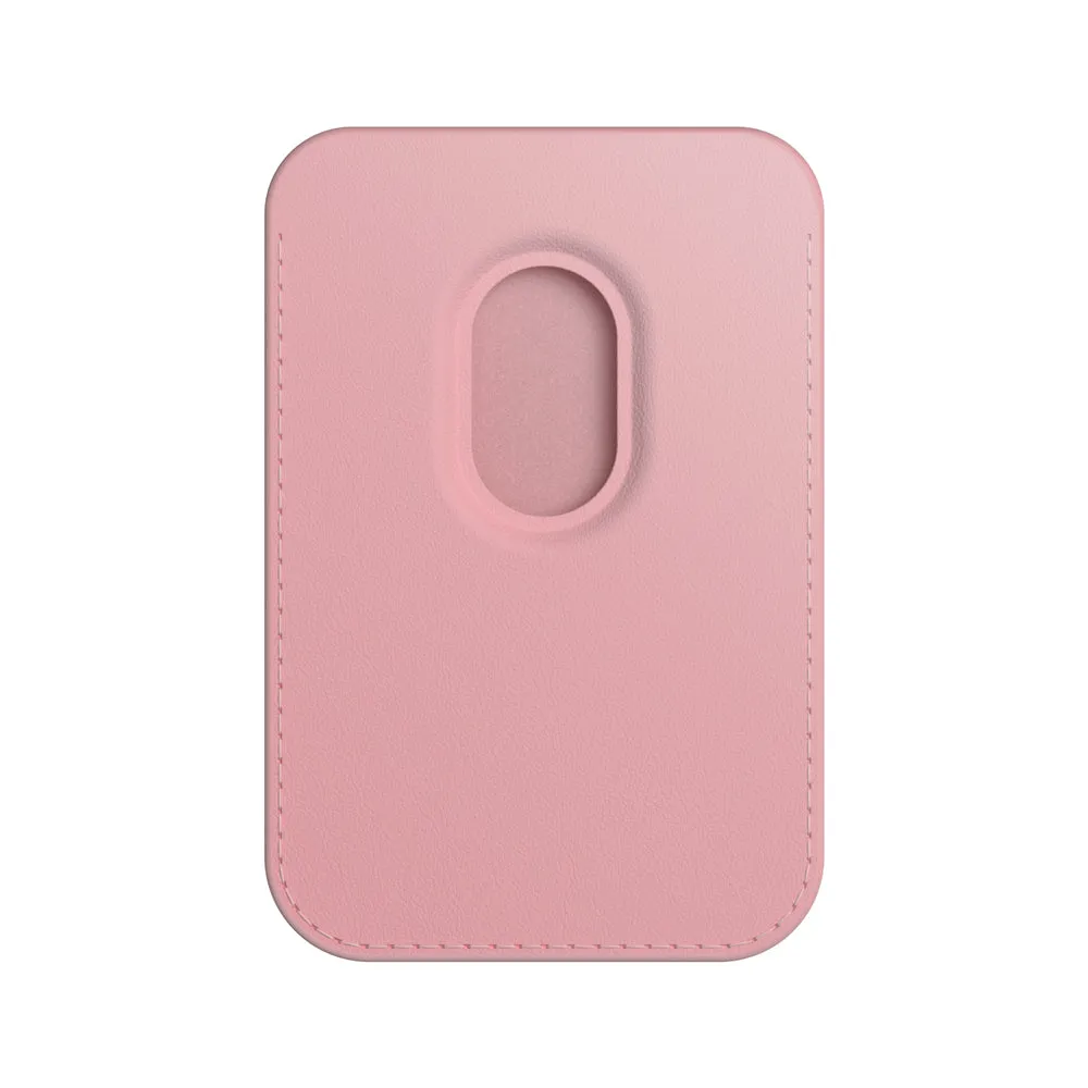 Daisy Fuchsia | Leather Wallet with MagSafe