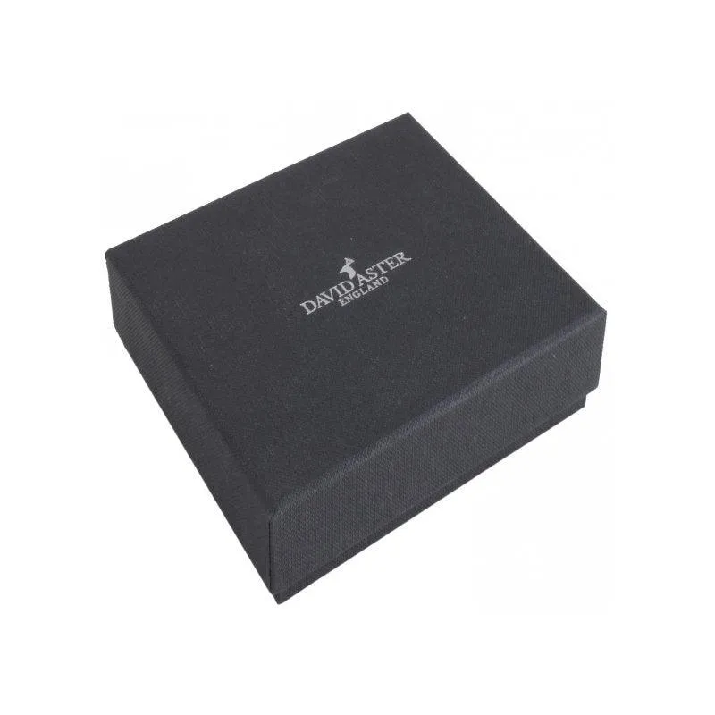 David Aster Brown Leather Billfold Wallet