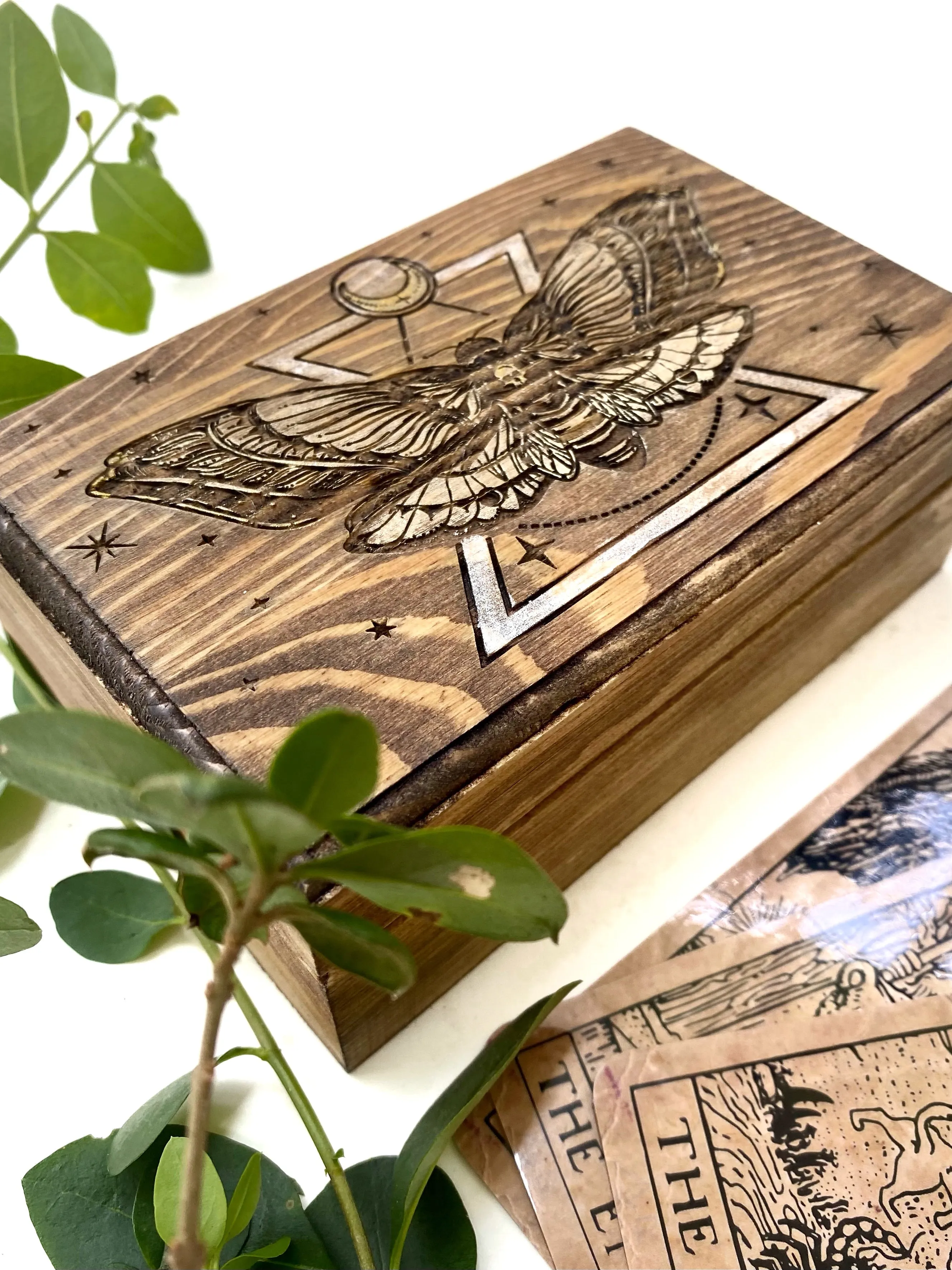 Death Head Hawk Moth Tarot Box