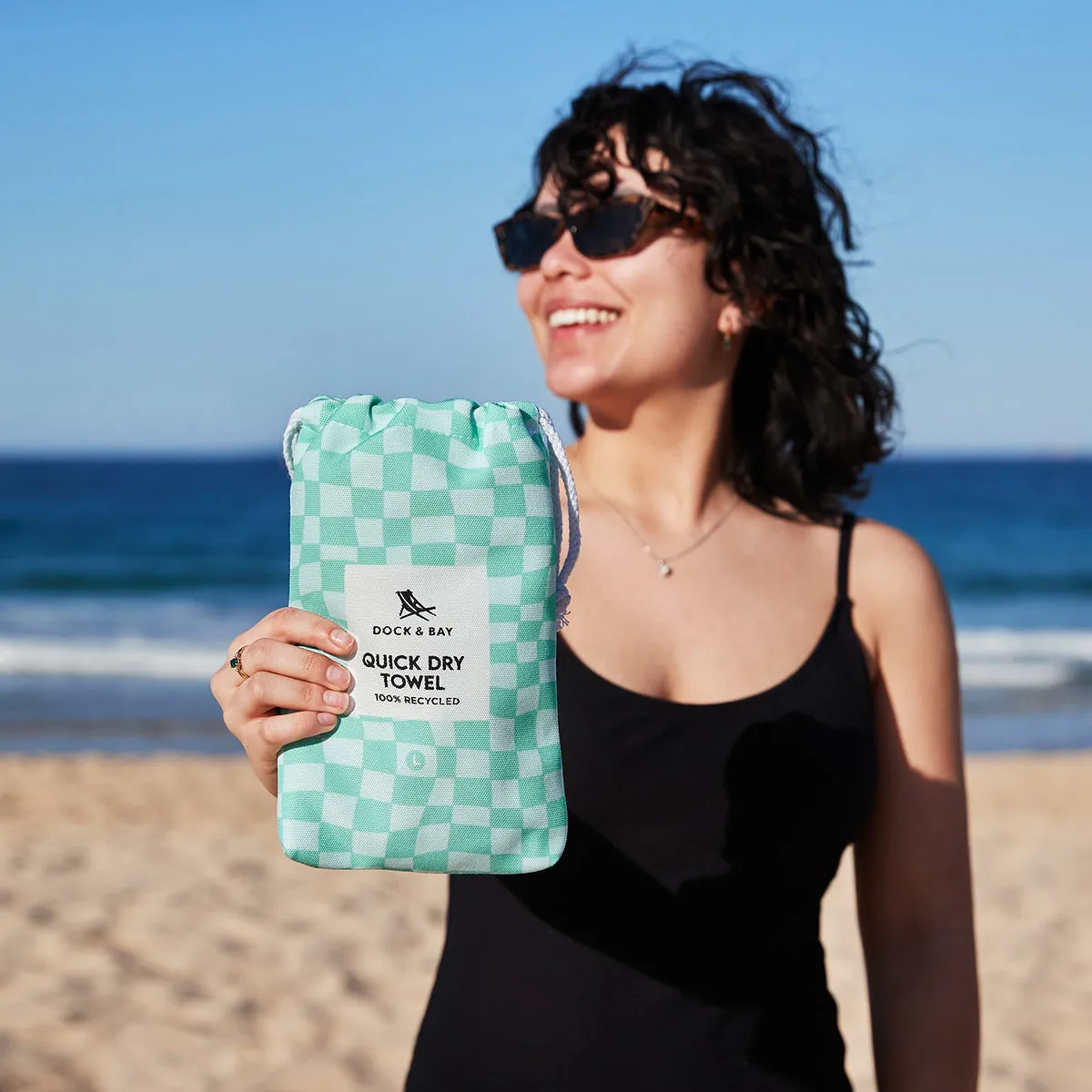 Dock & Bay Quick Dry Towels - Check Mate - GRS Certified