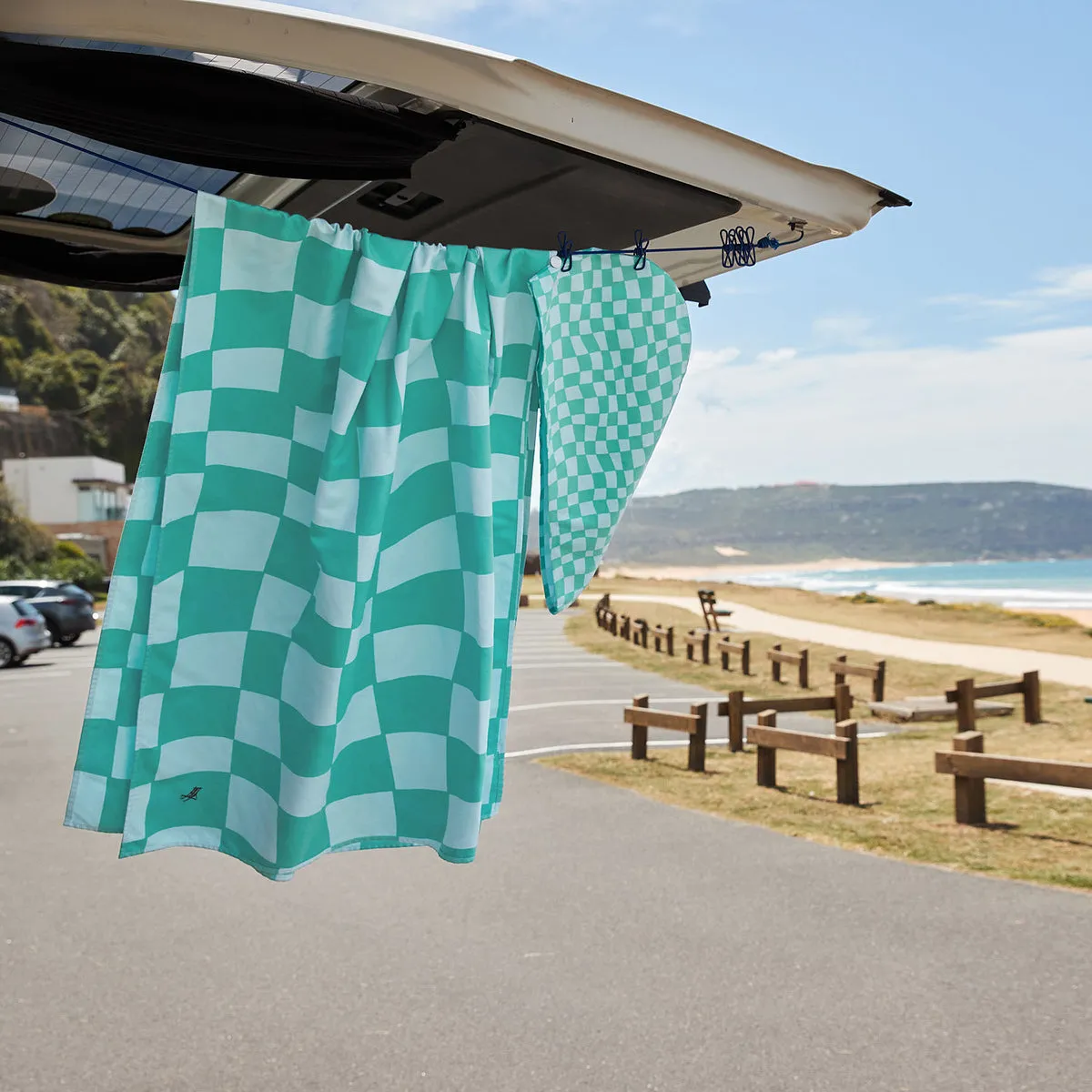 Dock & Bay Quick Dry Towels - Check Mate - GRS Certified