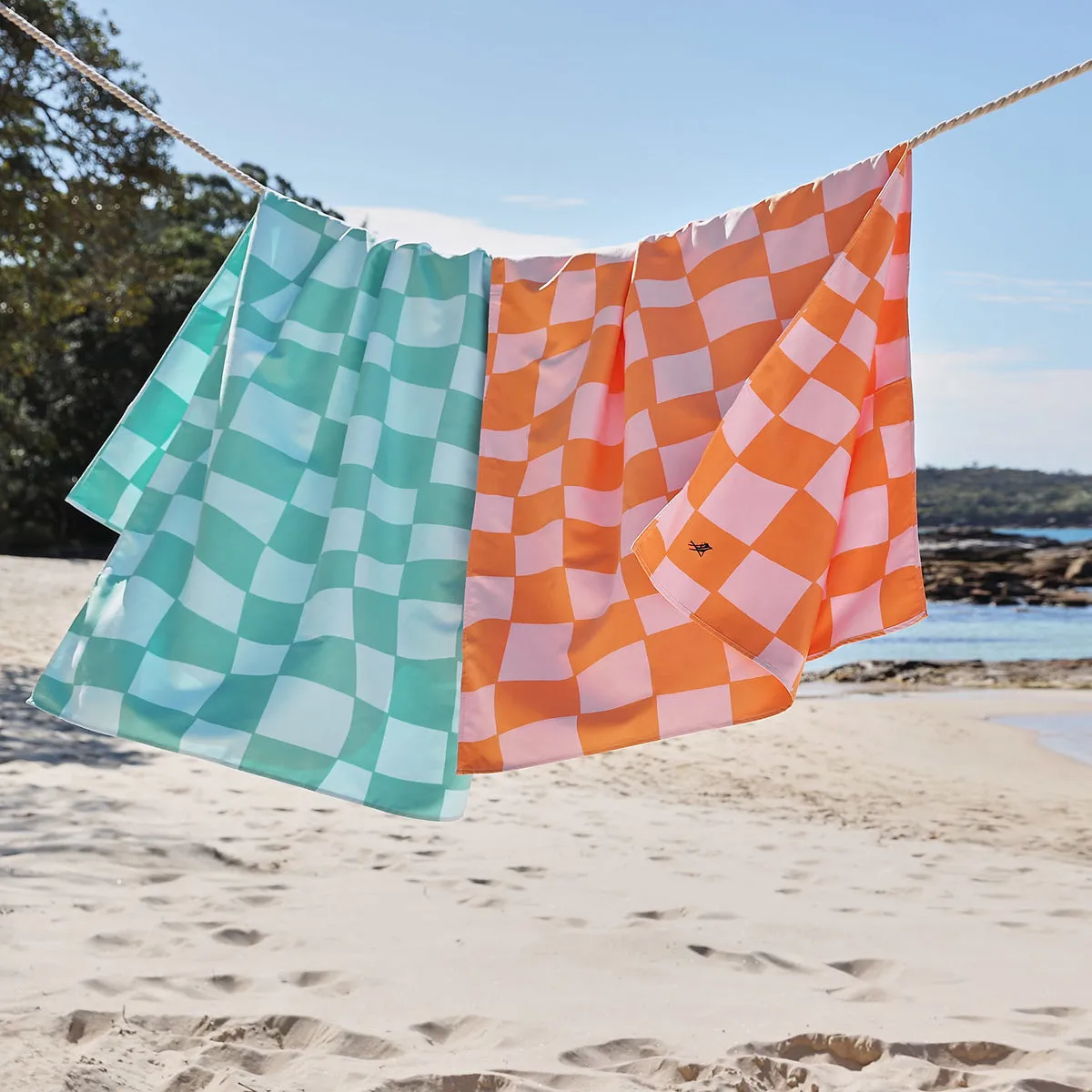 Dock & Bay Quick Dry Towels - Check Mate - GRS Certified