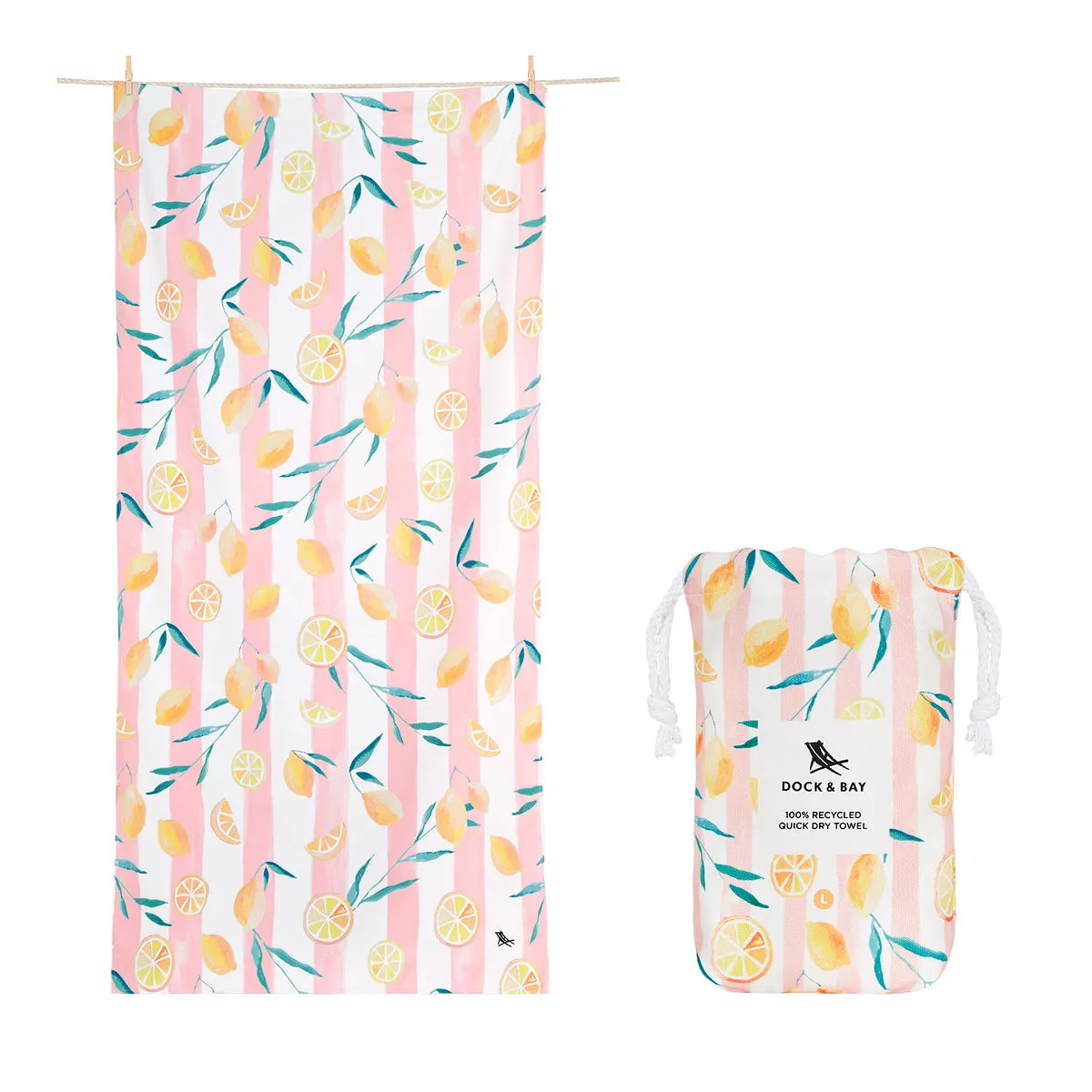 Dock & Bay Quick Dry Towels - Life Gives You Lemons