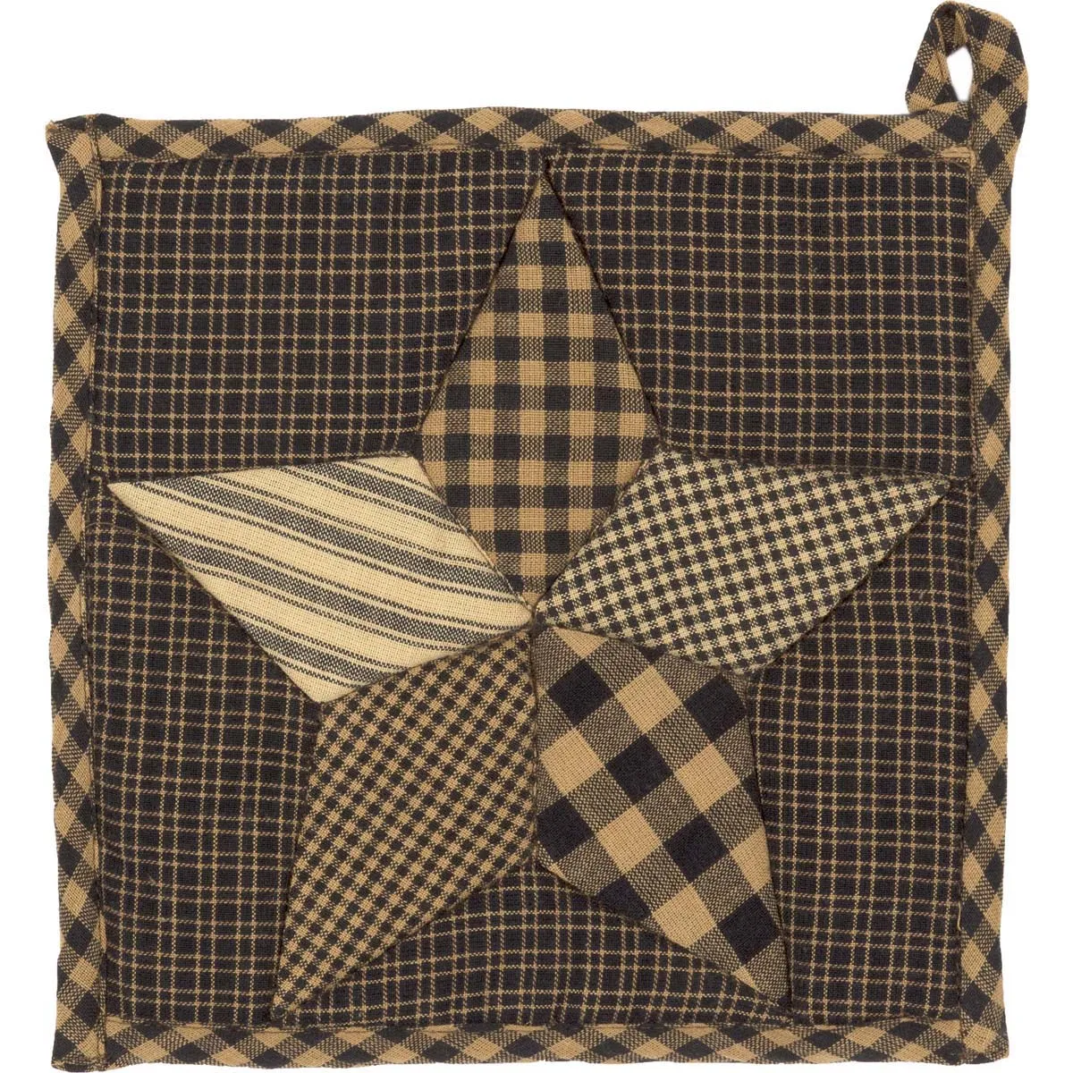 Farmhouse Star Pot Holder 8x8