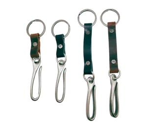 Fish Hook Leather Belt Key Holder
