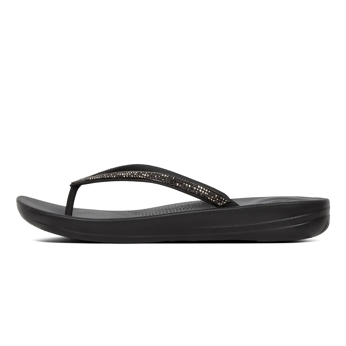 FitFlop Iqushion Flip Flops Black