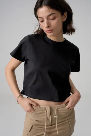Forme Boxy Tee, Black
