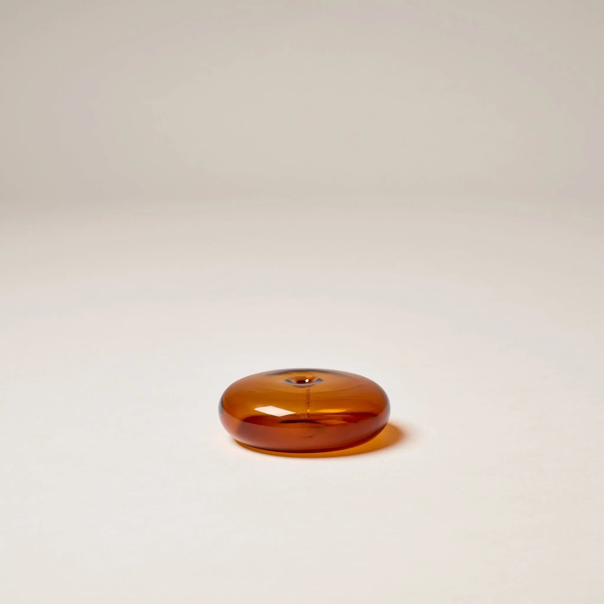 Gentle Habits - Glass Vessel Incense Holder - Amber