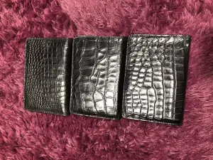 Genuine Crocodile Belly Leather  Passport Holder