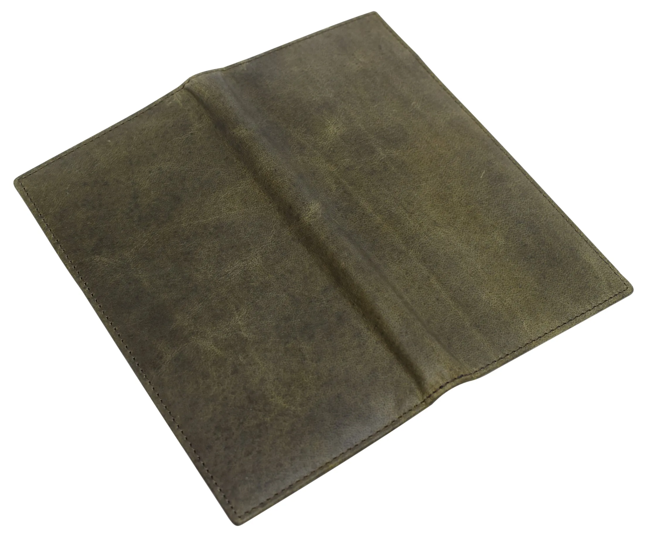Genuine Hunter Leather Basic Checkbook Cover Holder