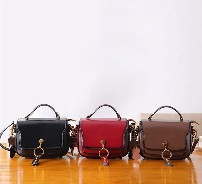 Genuine Leather Womens Crossbody Bags Shoulder Bag Purses for Women