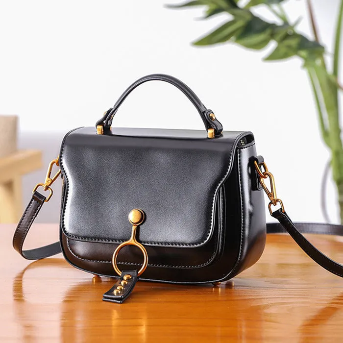 Genuine Leather Womens Crossbody Bags Shoulder Bag Purses for Women