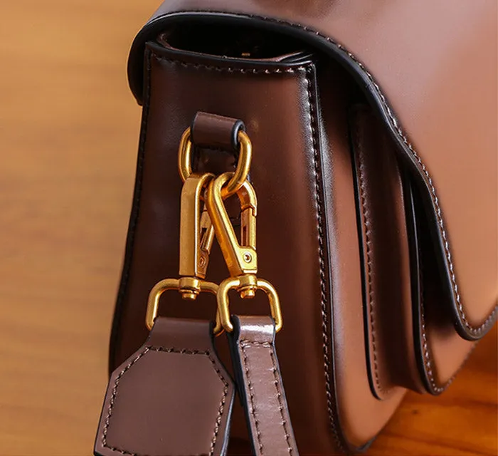 Genuine Leather Womens Crossbody Bags Shoulder Bag Purses for Women