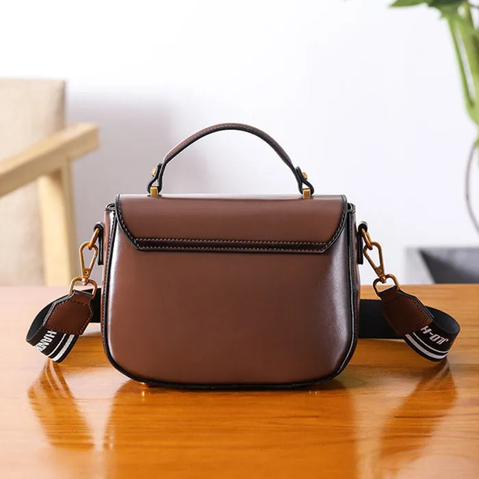 Genuine Leather Womens Crossbody Bags Shoulder Bag Purses for Women