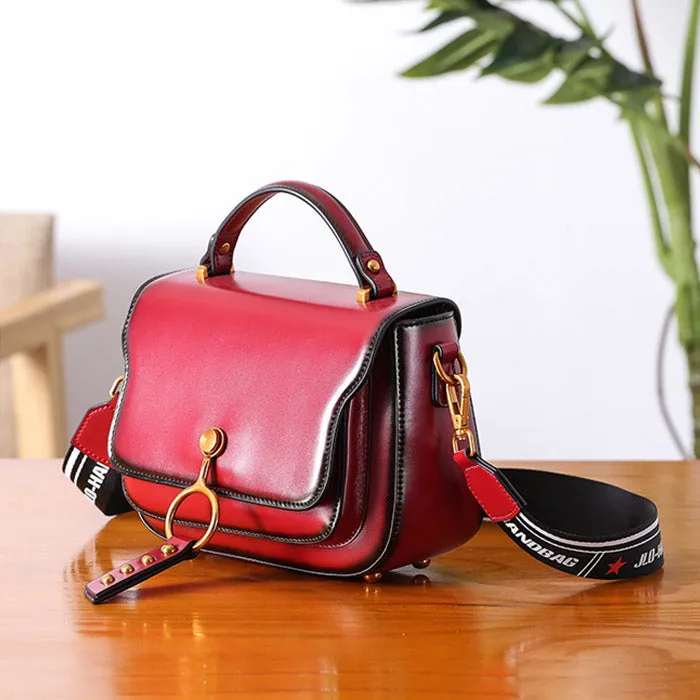 Genuine Leather Womens Crossbody Bags Shoulder Bag Purses for Women