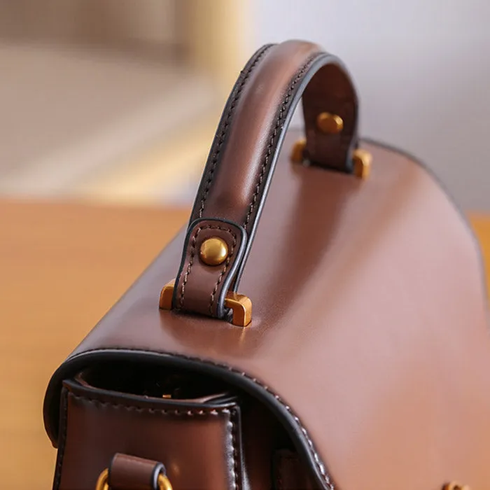Genuine Leather Womens Crossbody Bags Shoulder Bag Purses for Women