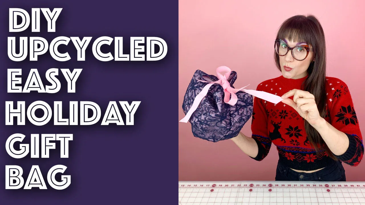 Gift Bag Sewing Pattern PDF