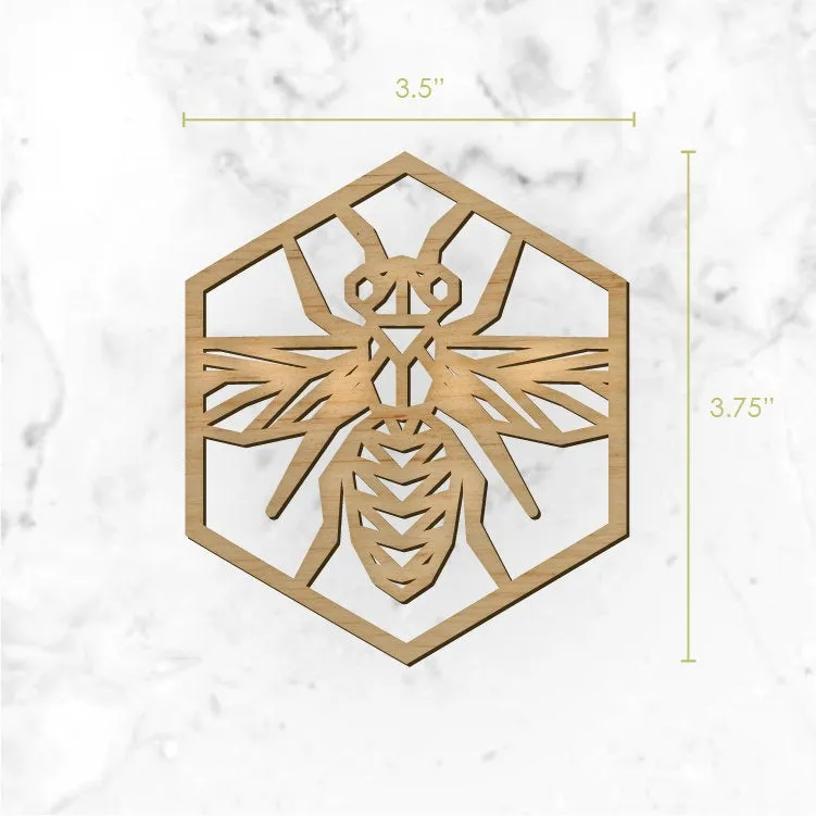 Honey Comb Bee Coasters