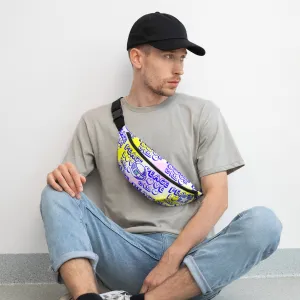 Insook Hwang's art_UFO_Love and Peace_Pinkyellow#2_Fanny Pack(S/M, M/L)