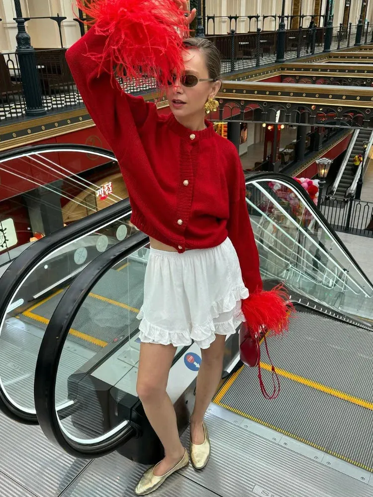 Ivyshape | Chic Feather Cardigan