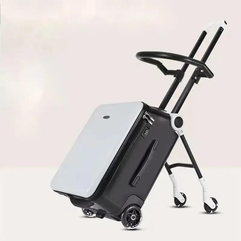 Kids Stroller Kids Suitcase Riding and Sitting Multi-function Waterproof and Wear Resistant Trunk Suitcase Luggage