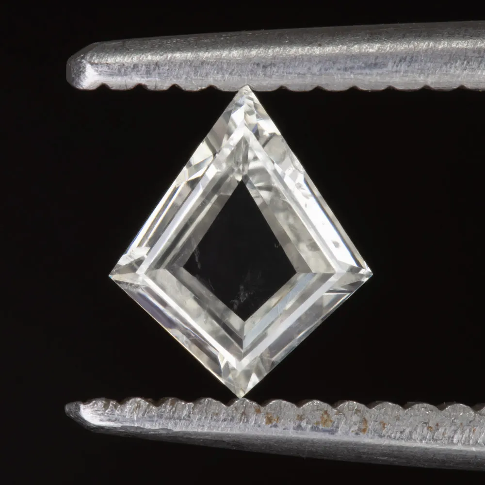 KITE SHAPE LOOSE DIAMOND 0.37ct J SI2 EYE CLEAN PORTRAIT CUT NATURAL PENDANT