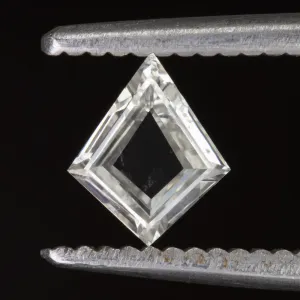 KITE SHAPE LOOSE DIAMOND 0.37ct J SI2 EYE CLEAN PORTRAIT CUT NATURAL PENDANT