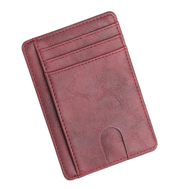 KUDIAN BEAR Rfid Vintage Men Wallet