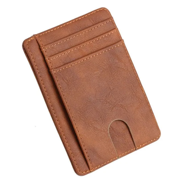 KUDIAN BEAR Rfid Vintage Men Wallet