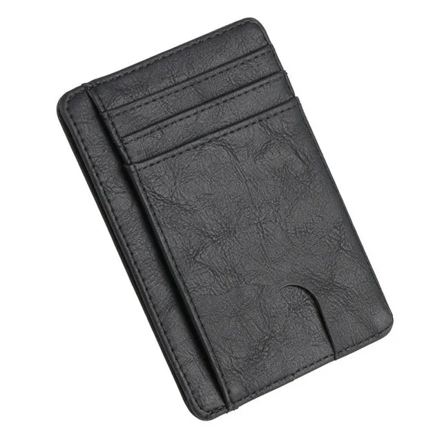 KUDIAN BEAR Rfid Vintage Men Wallet