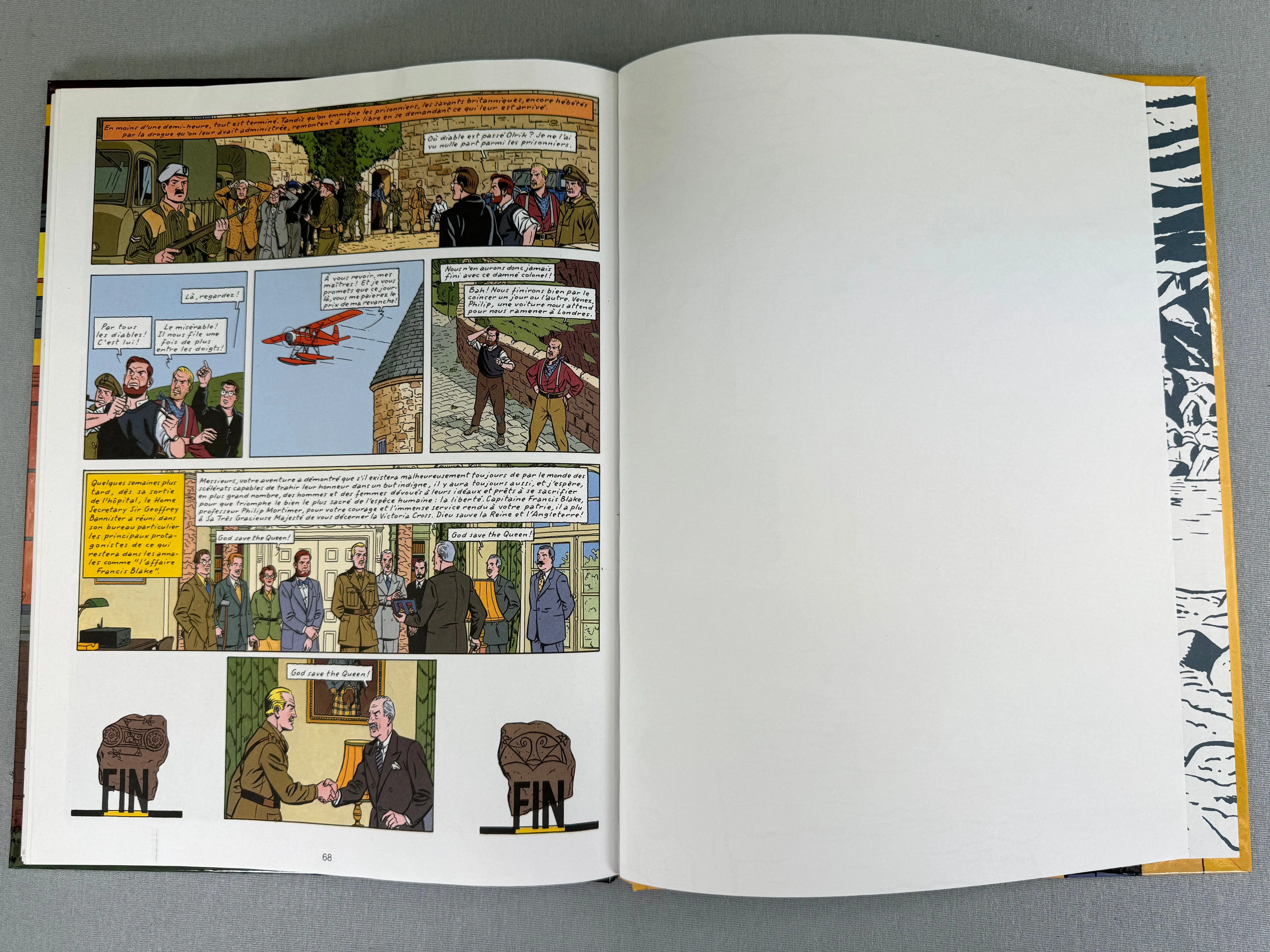 L' Affaire Francis Blake: Edgar P. Jacobs 1999 2nd Reprint Edition HB Blake Mortimer