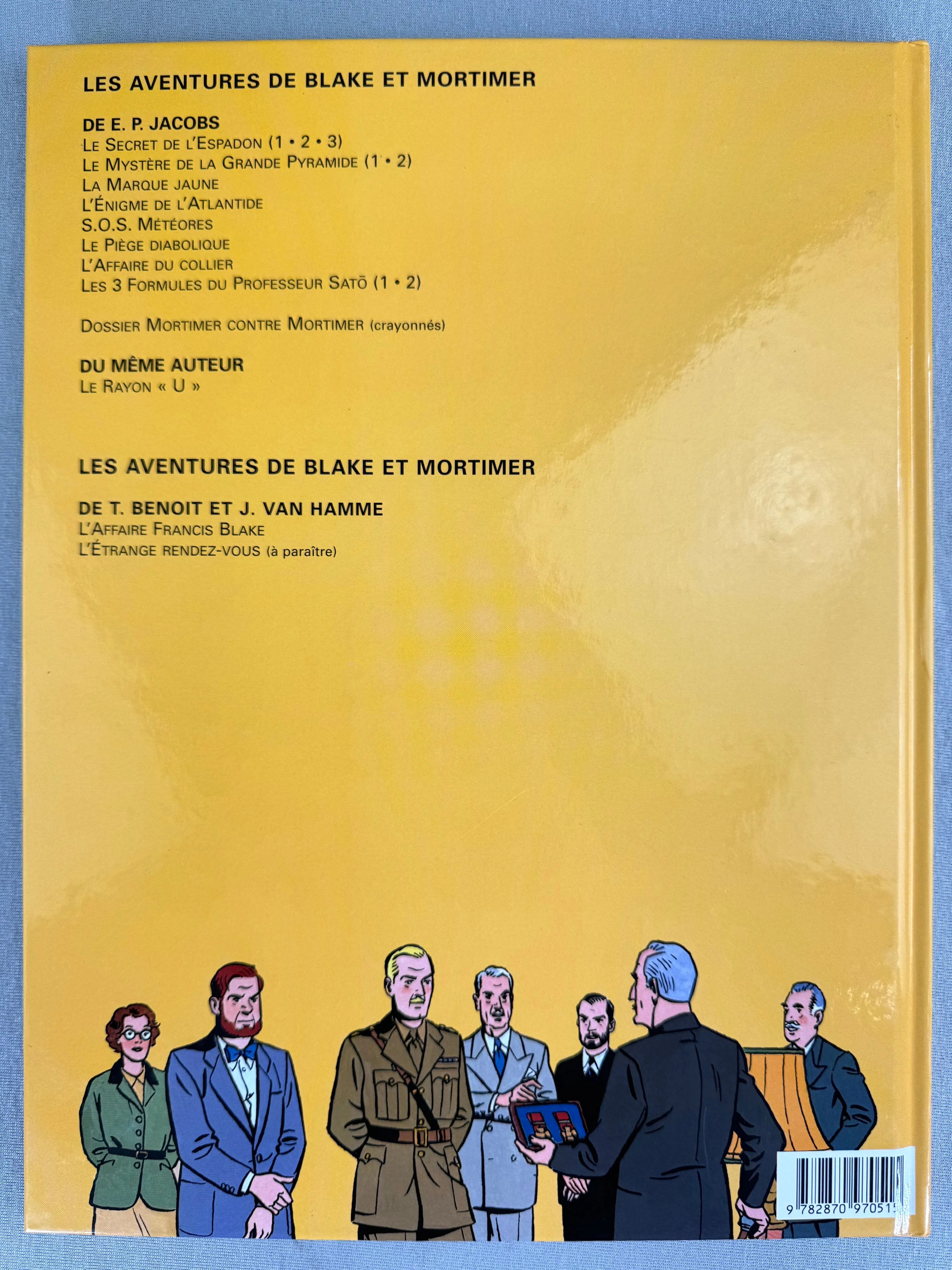 L' Affaire Francis Blake: Edgar P. Jacobs 1999 2nd Reprint Edition HB Blake Mortimer