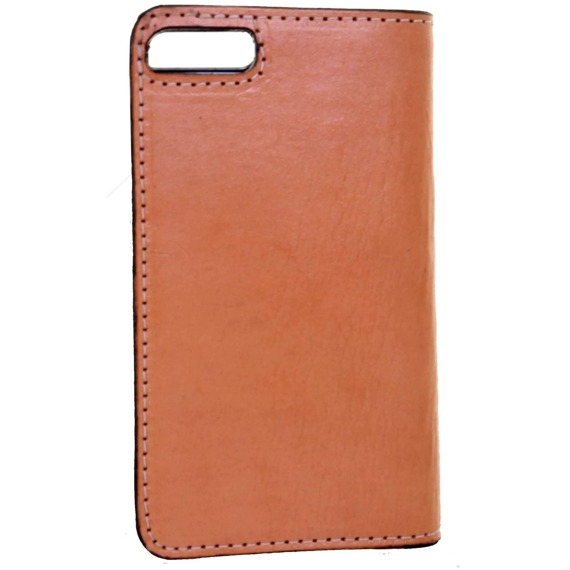 LCPW01 - Natural Leather Tooled Cell Phone Wallet