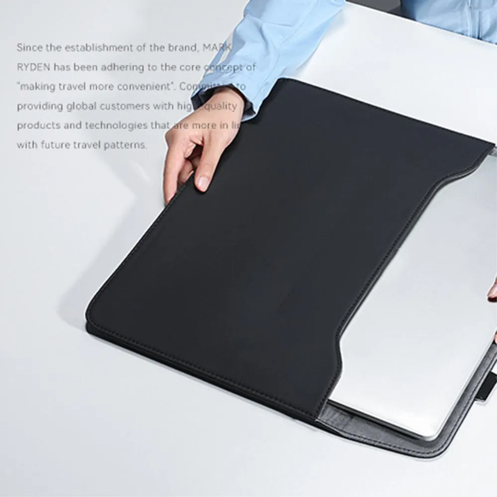 Mark Ryden - Universal 15.4" Laptop Bag Notebook Sleeve with Magnetic Closure for MacBook / Laptop / Notebook - Gray