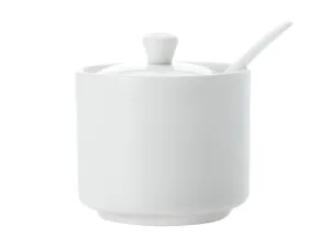 Maxwell & Williams White Basics Straight Sugar With Spoon Gb