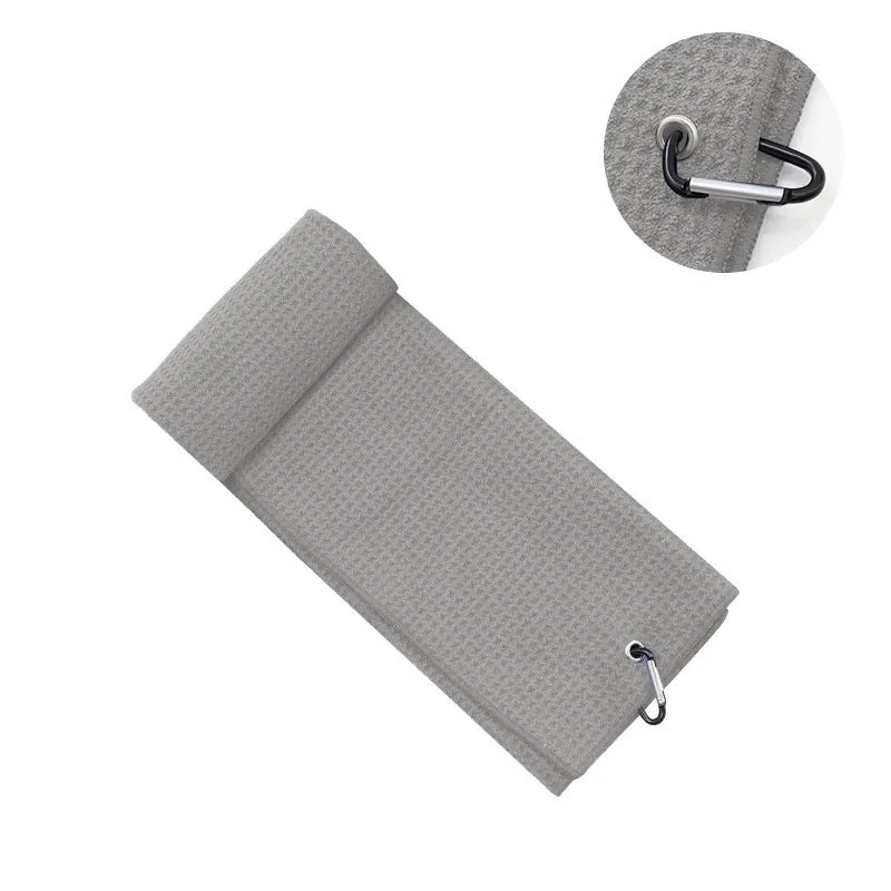 Microfiber Golf Towels with embroidered logo.