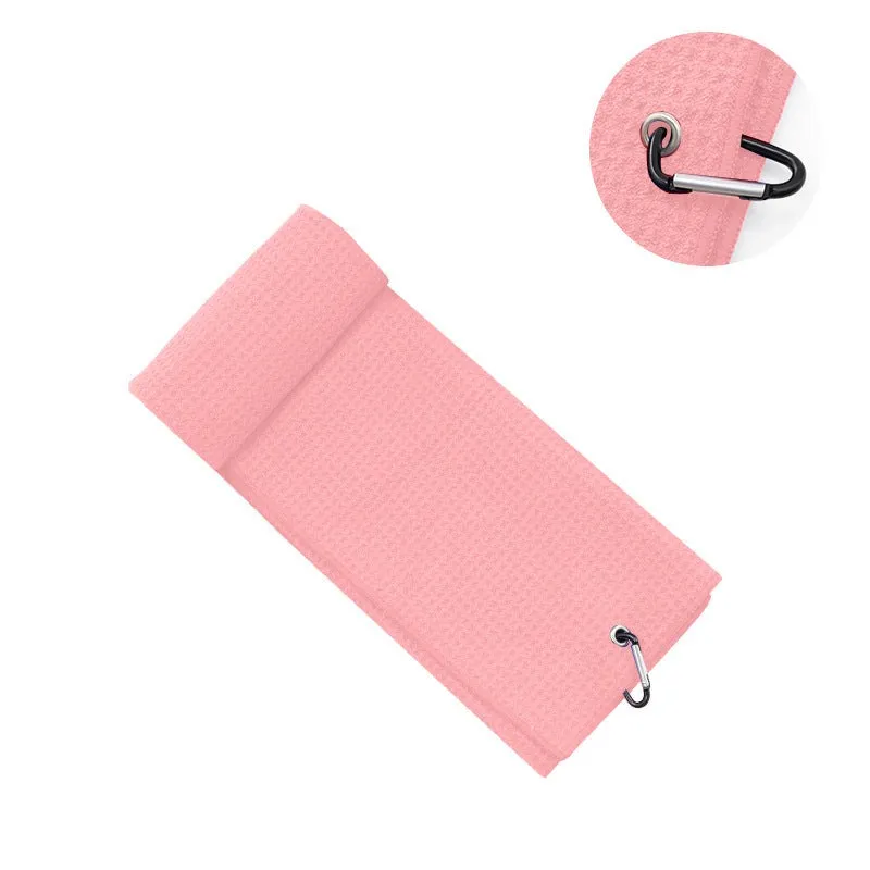 Microfiber Golf Towels with embroidered logo.
