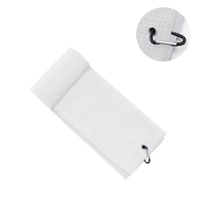 Microfiber Golf Towels with embroidered logo.
