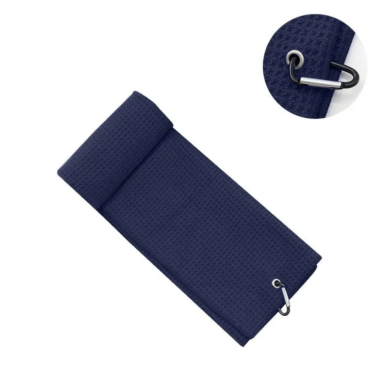 Microfiber Golf Towels with embroidered logo.