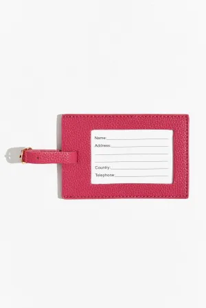 Mims Pink Luggage Tag