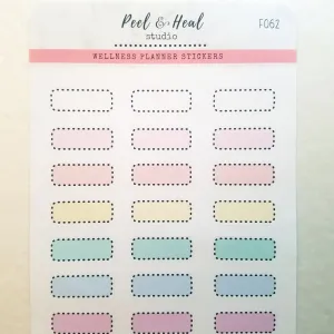 Mini Dashed Boxes