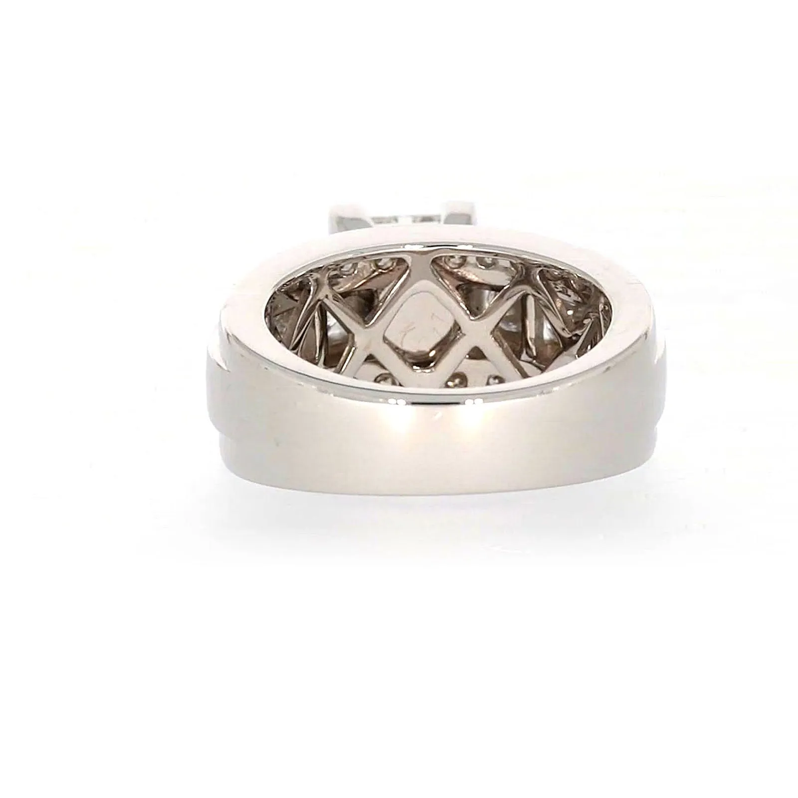 New York 14ct White Gold Round Brilliant & Princess Cut 2.65 CARAT tw of Diamonds Ring