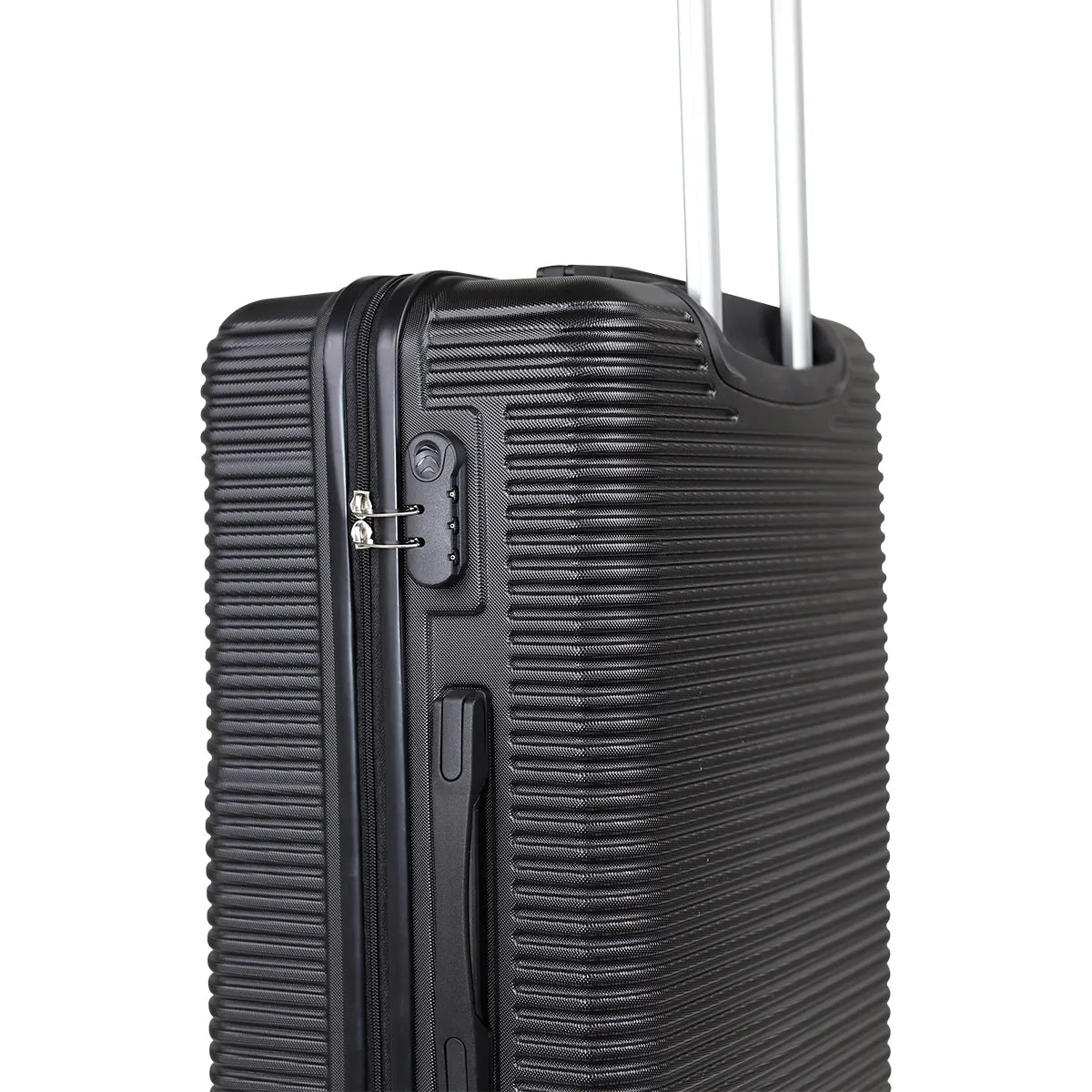 Newcom 28" (70 cm) Hard Shell Trolley Suitcase - Black
