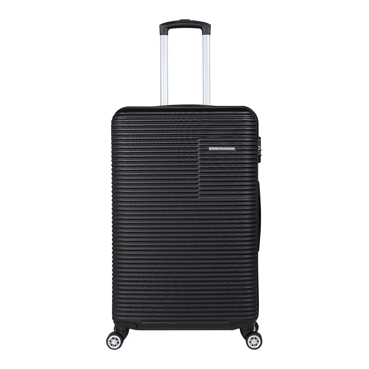 Newcom 28" (70 cm) Hard Shell Trolley Suitcase - Black