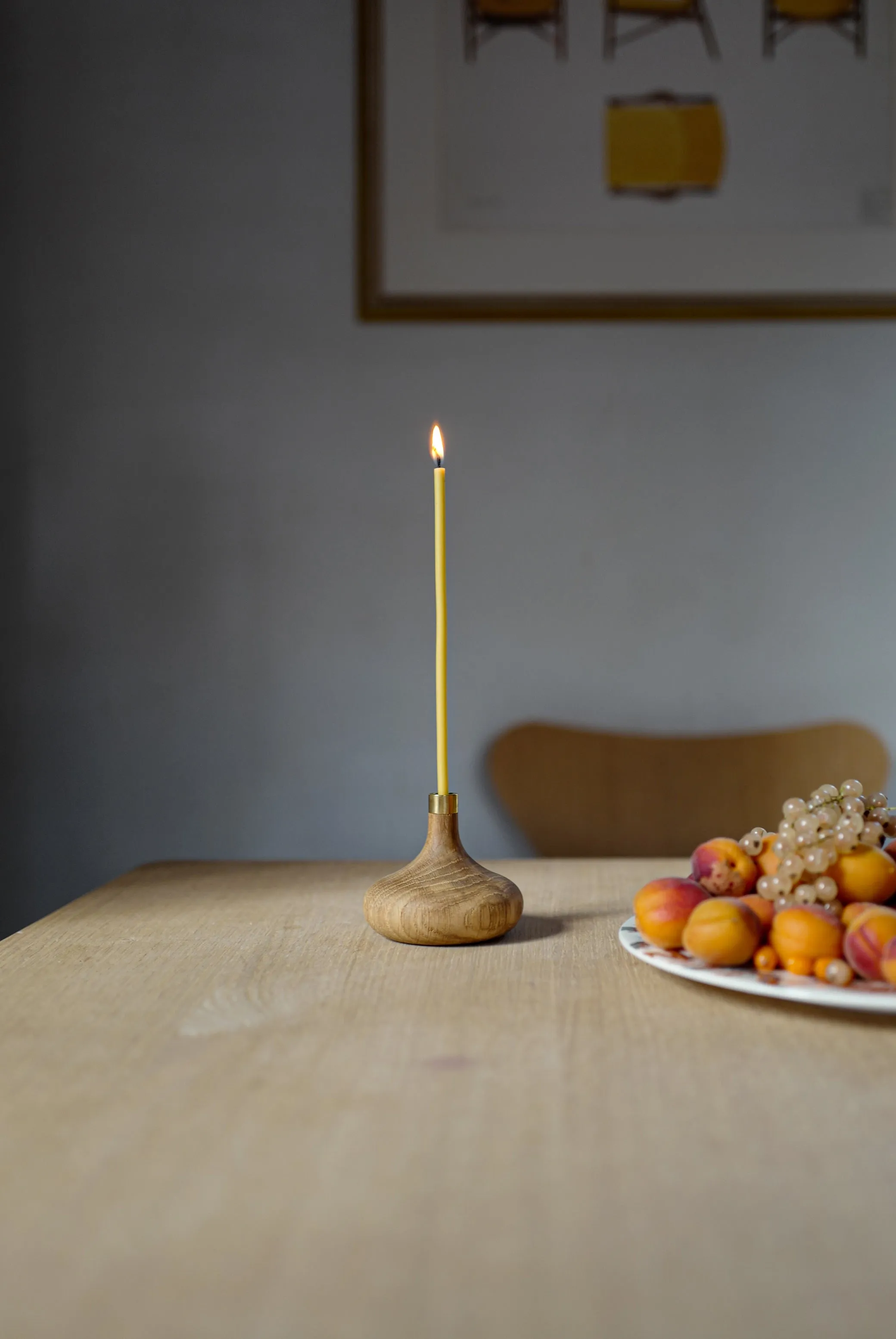 Oak Candle Holder <br>Ovo Things
