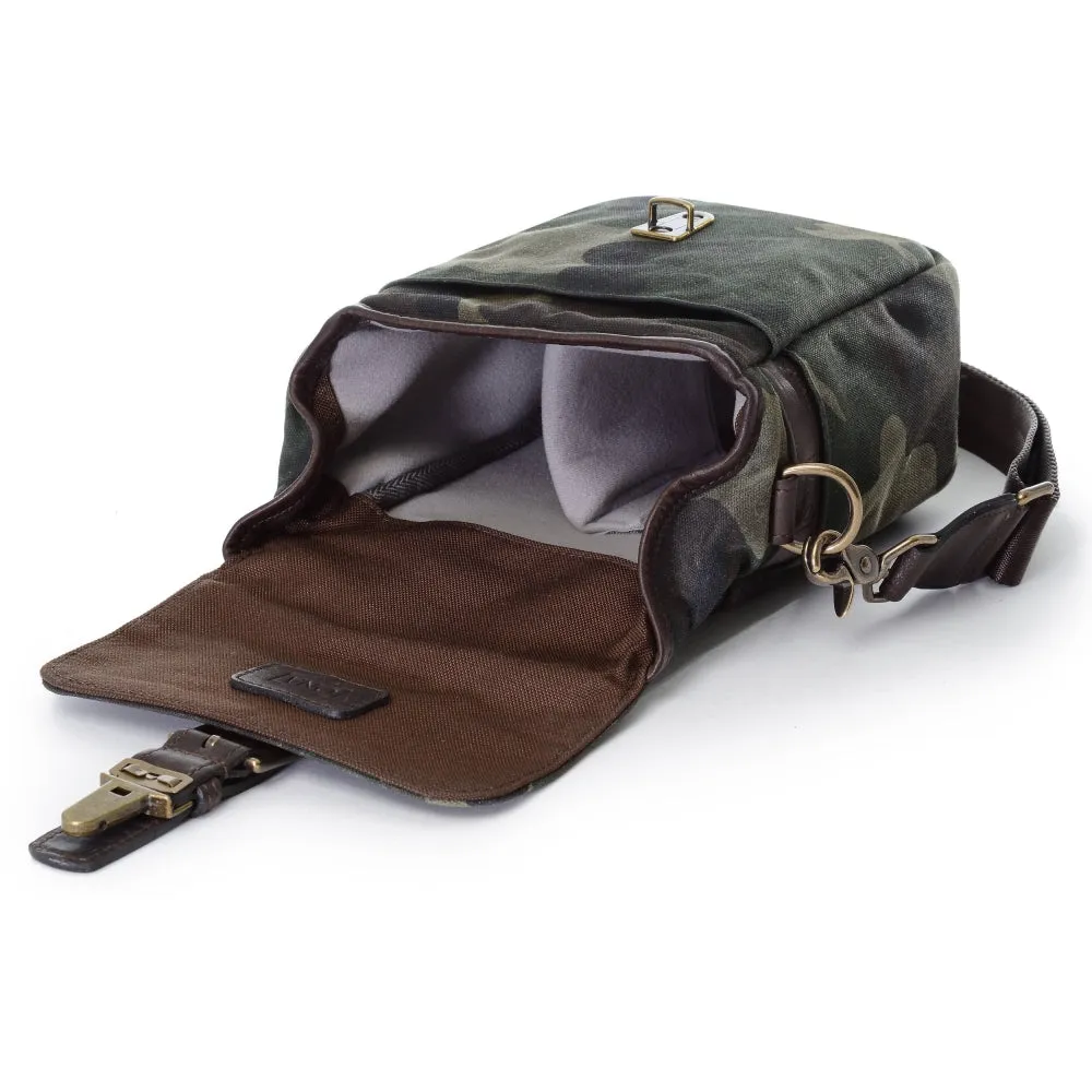 ONA Bond Street Waxed Canvas Camera Bag | Camouflage
