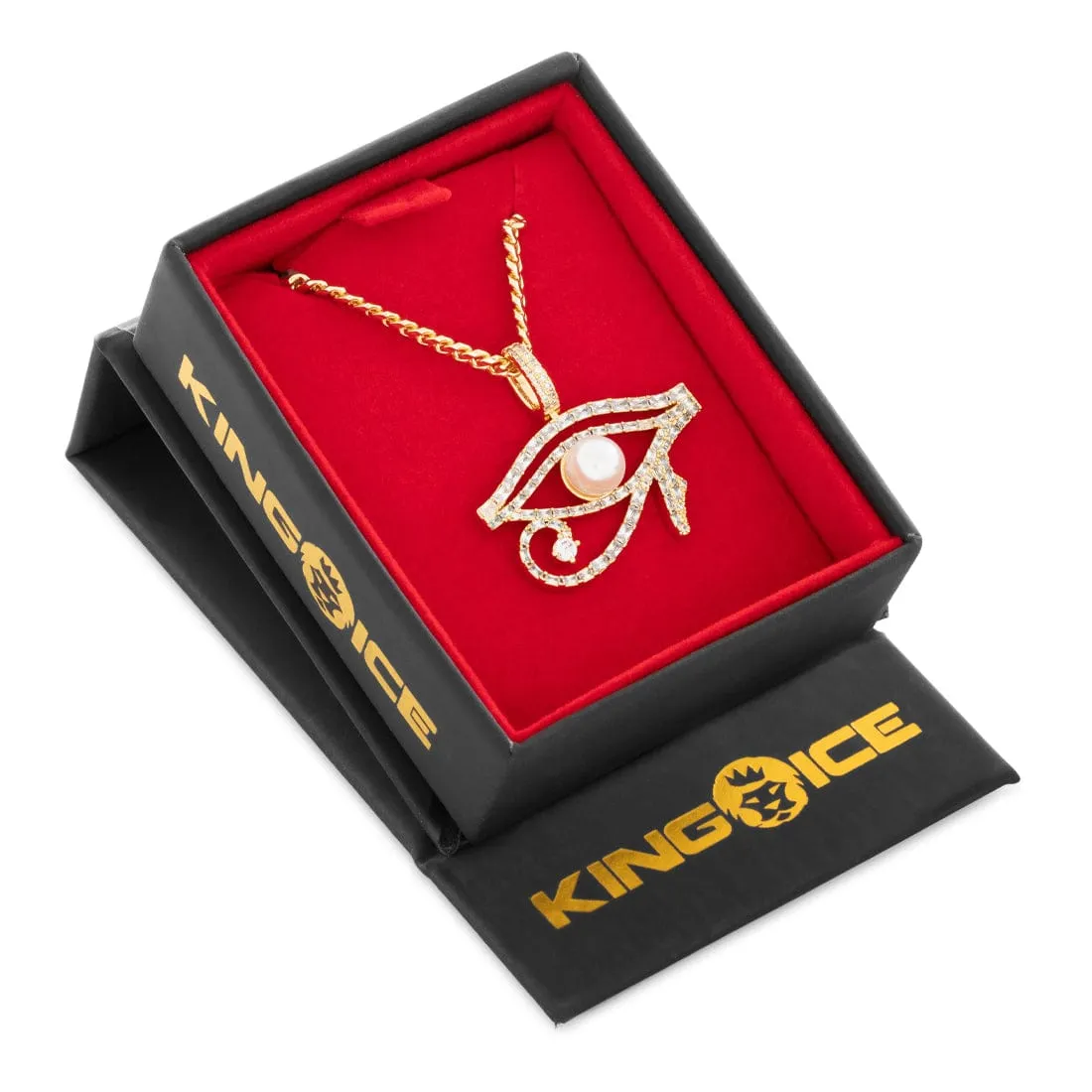 Pearl of Wisdom Eye of Ra Necklace