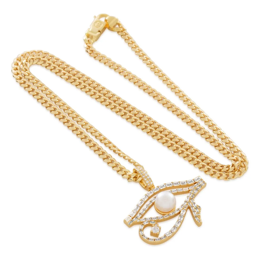 Pearl of Wisdom Eye of Ra Necklace