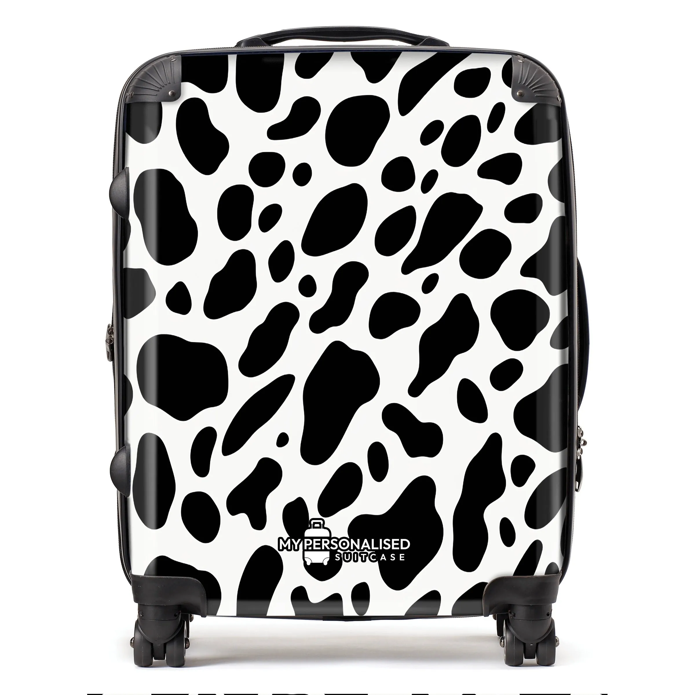 Personalised Cow Suitcase