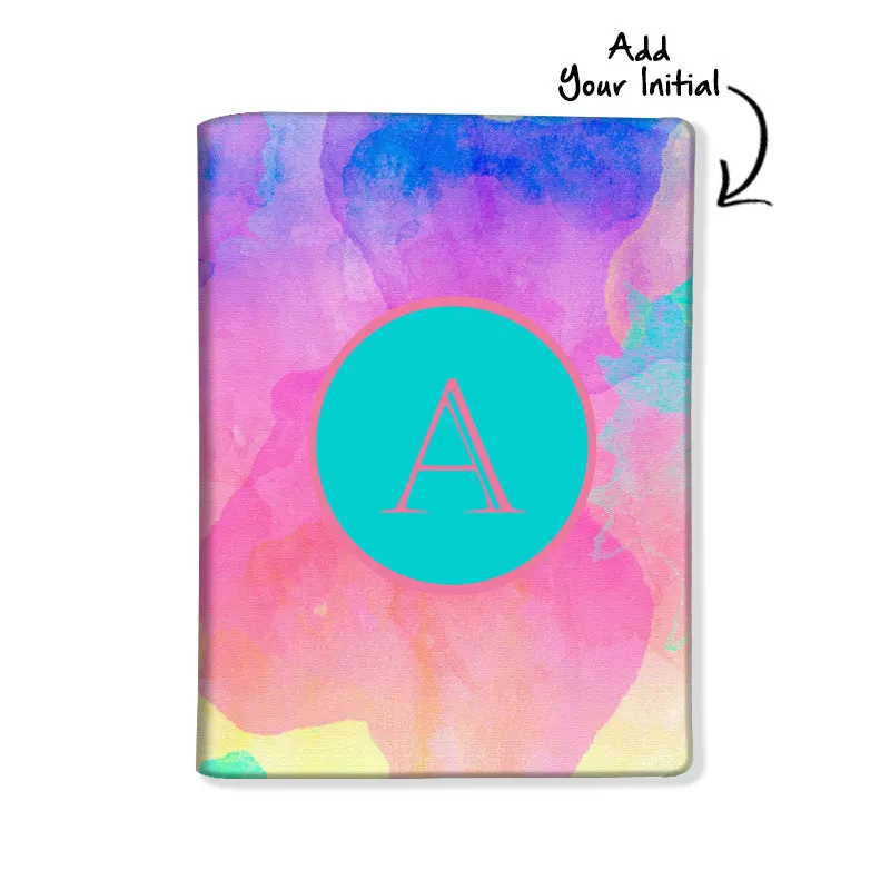Personalised Passport Cover and Baggage Tag Combo - Mix Colores
